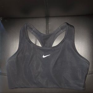 black nike dri- fit sports bra